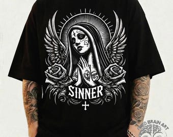 Memento Mori Schädel-T-Shirt: Katholisches Glaubenskleid