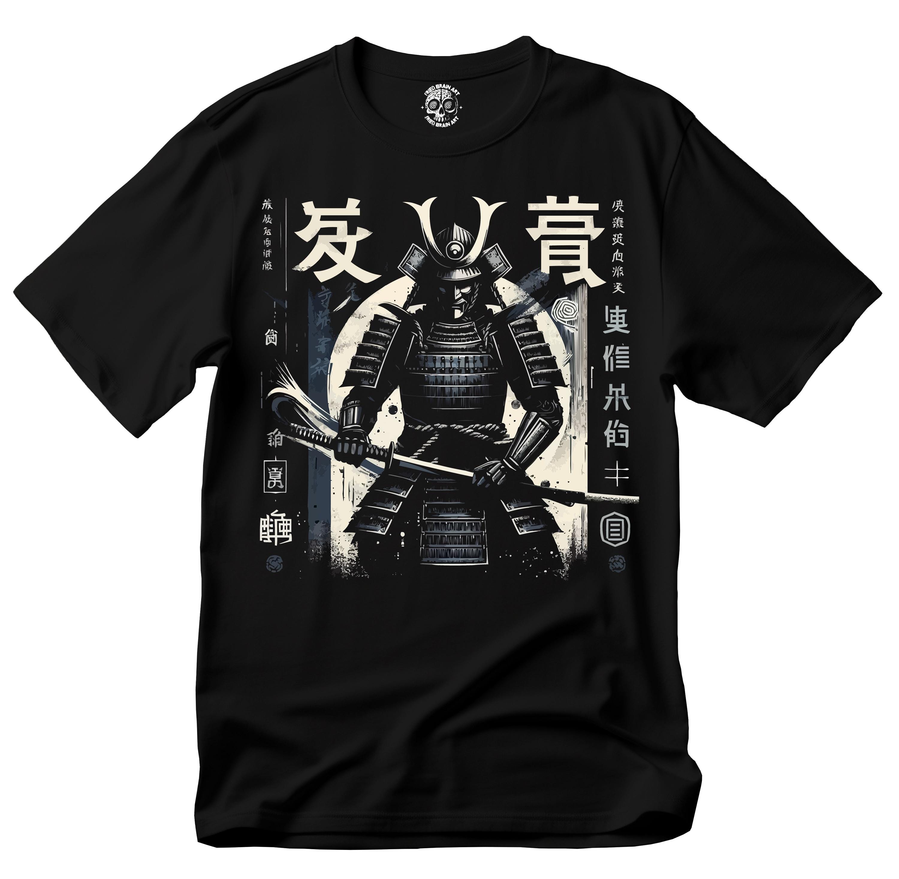 Japanese Samurai Art T-shirt: Heavyweight Unisex Crewneck - Etsy