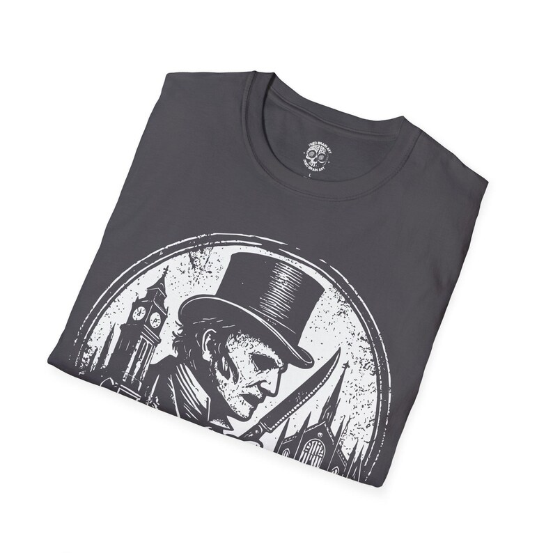 Jack the Ripper T-Shirt: Whitechapel Gothic Dark Art Tee image 8