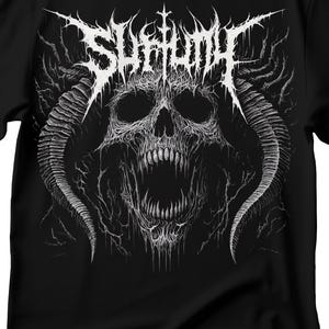 Baphomet Occult T-Shirt,  Unisex Demon T Shirt, Dark Art Alt Clothing, Satanic Apparel Graphic T-Shirt,