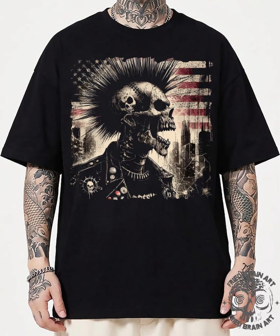 Stay Punk T-Shirt: Retro Vintage Anarchy Tee