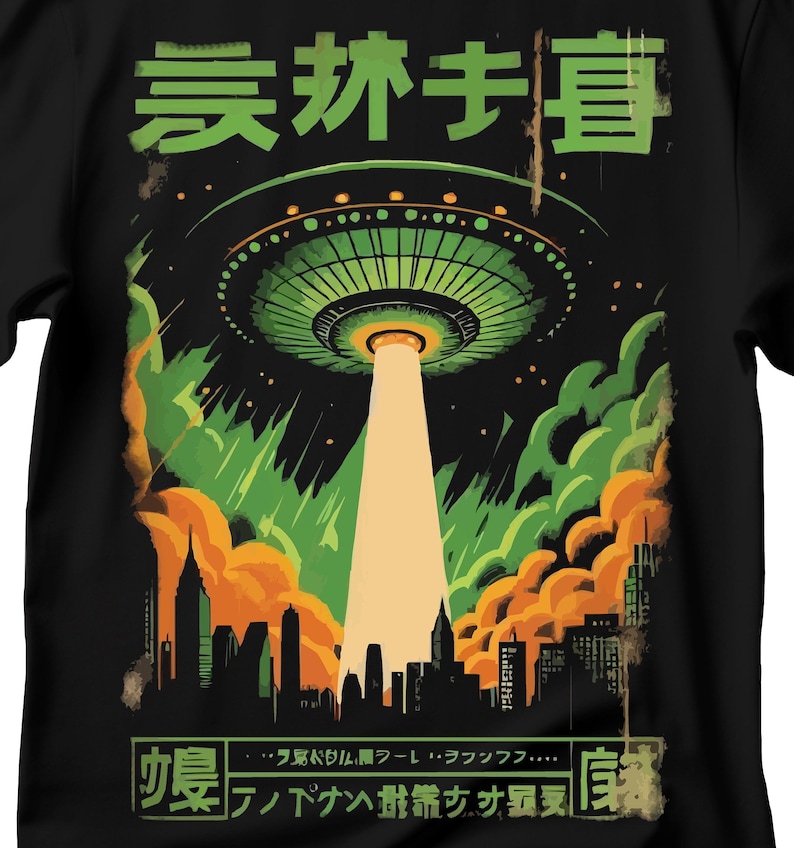 Alien Abduction T-shirt: UFO Flying Saucer Graphic Tee - Etsy