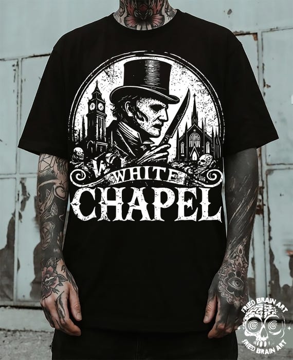 Jack the Ripper T-Shirt: Whitechapel Gothic Dark Art Tee