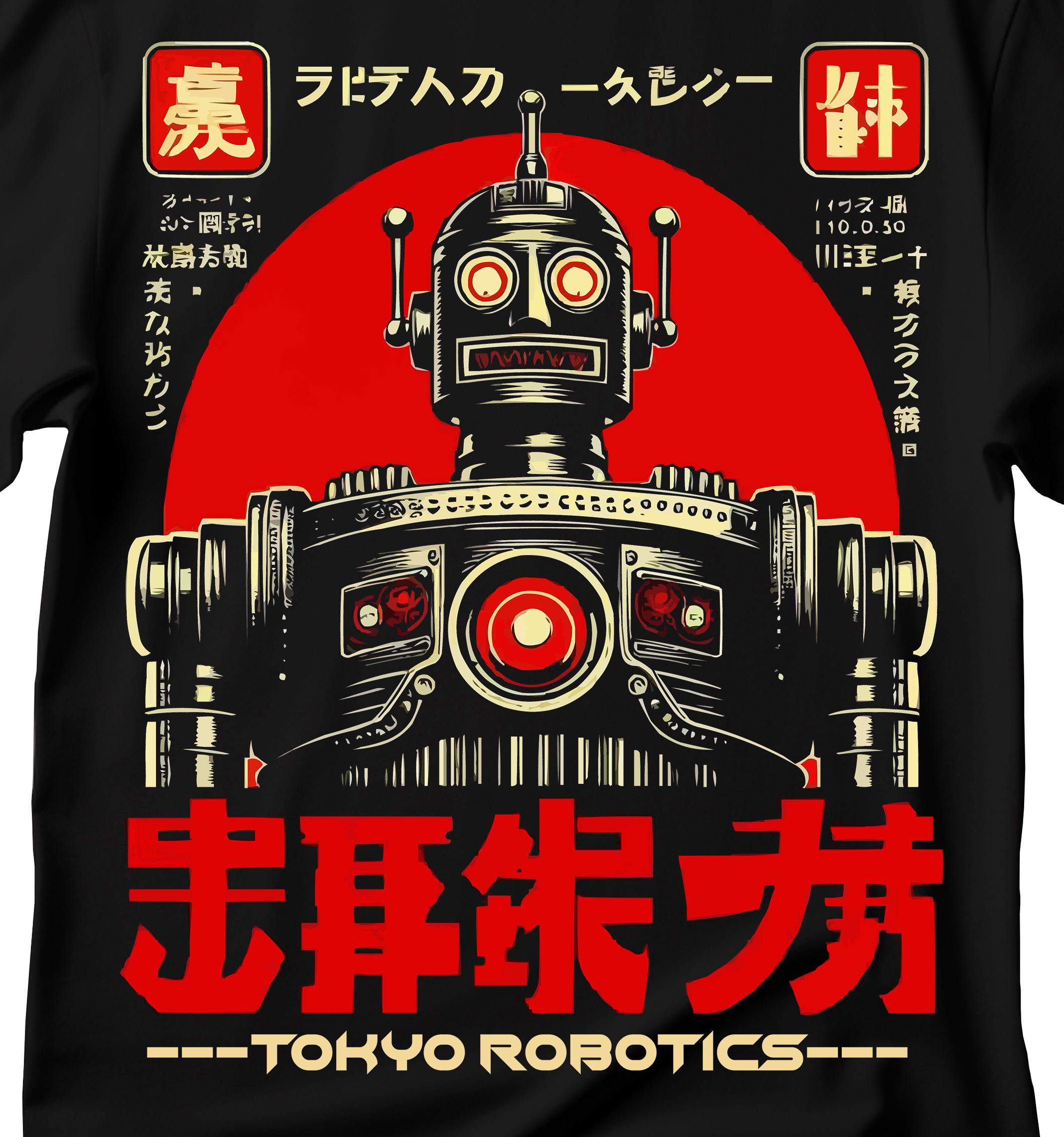 Tokyo Machine Merchandise Japanese Robot T-shirt: Vintage Tokyo Robotics Graphic Tee - Etsy
