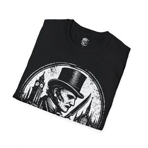 Jack the Ripper T-Shirt: Whitechapel Gothic Dark Art Tee image 5