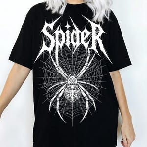 Camiseta vintage com estampa de aranha: Spiderweb Tee