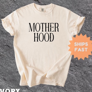 Comfort Colors® Mother Hood Shirt, Trendy Mama Shirt, Mom Life Tee, Mom Shirt, Cool Mom Club Shirt, Mother&#39;s Day Gift Shirt, Mom To Be Shirt