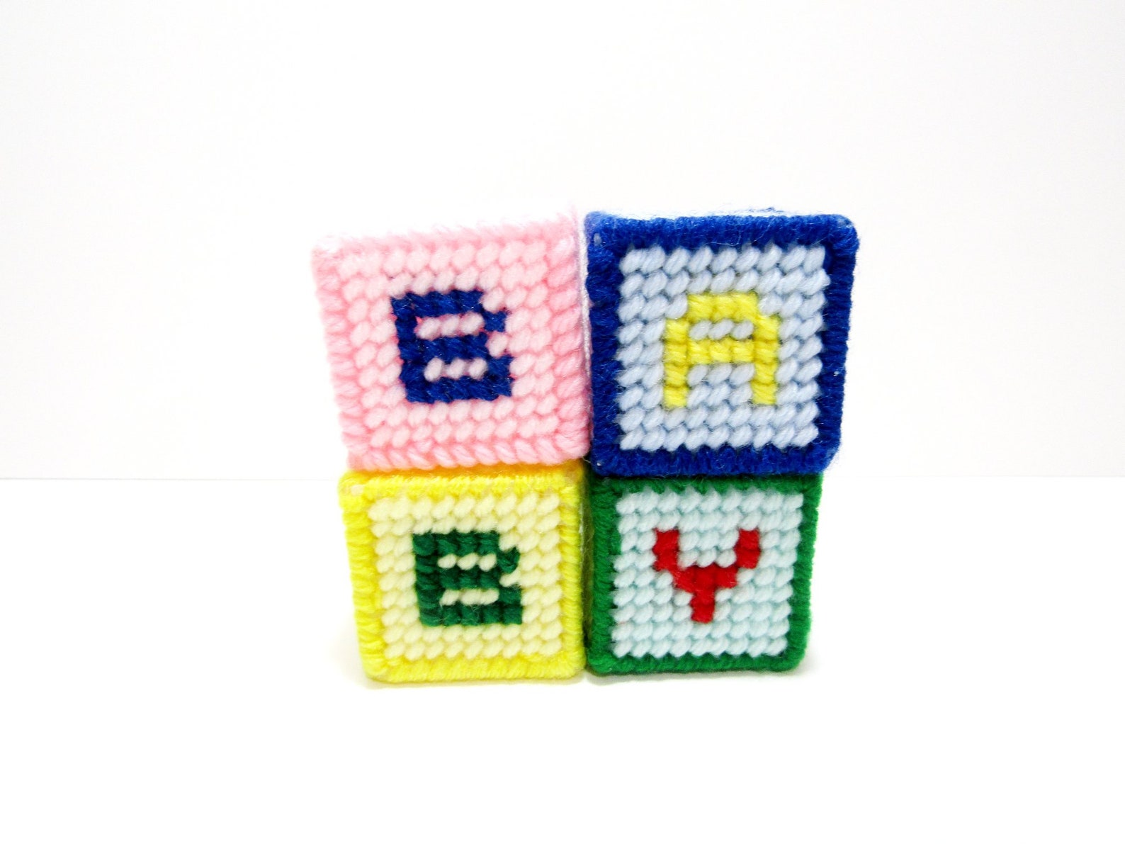 Four Baby Blocks That Spell Out B A B Y Baby Shower Gift. New Etsy