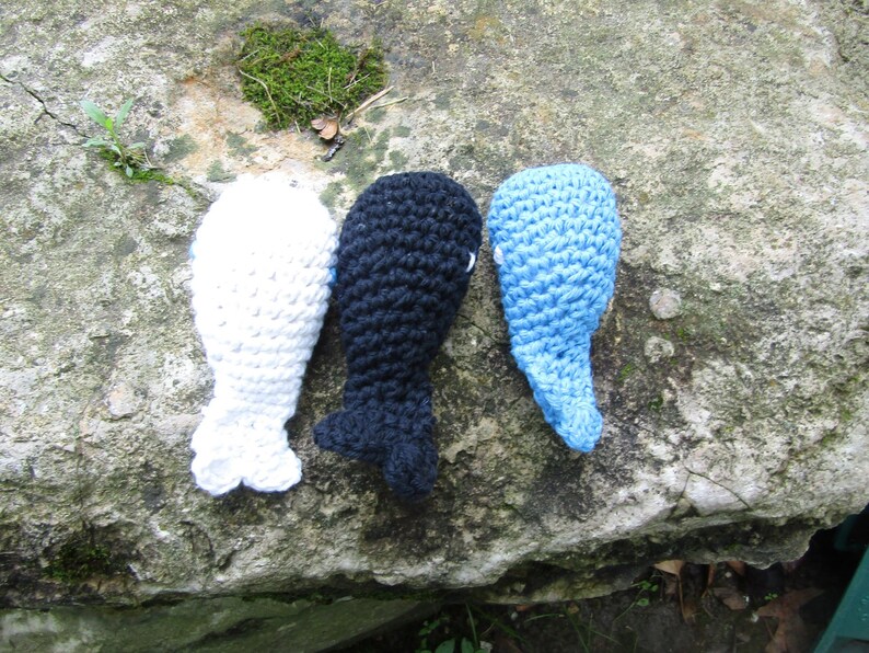 Catnip Whale Crochet Cat Toy. Toy Amigurumi Whale Cat Toy w/ Organic Catnip. Choose from a Collection of Colors. Crochet Cotton Yarn Cat Toy image 4