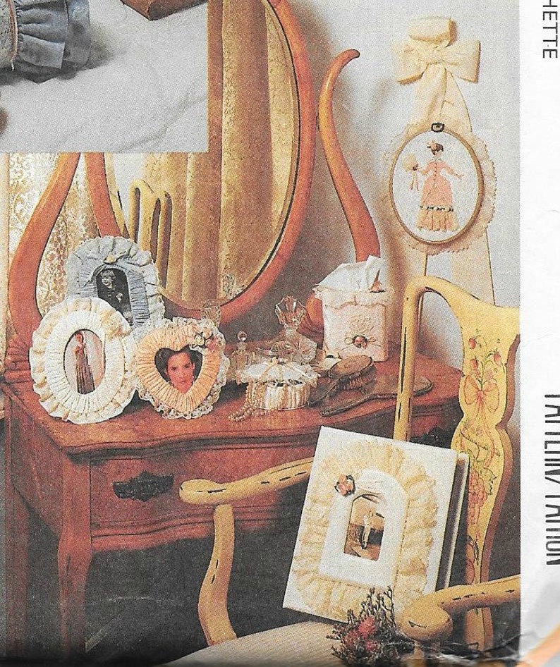 Victorian Magic Home Accessories Sewing Pattern. McCall's Crafts 4583. Pillows-Baskets-Picture Frames & Much More. 15 Projects. NEW, UNCUT image 2