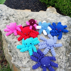 Catnip Crochet Octopus Cat Toy. Spiral Tentacles Octopus with Catnip. Cat Toy. Handmade Crochet Catnip Toy with Organic Catnip