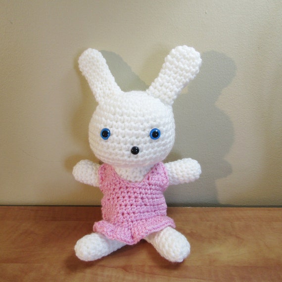 white rabbit doll