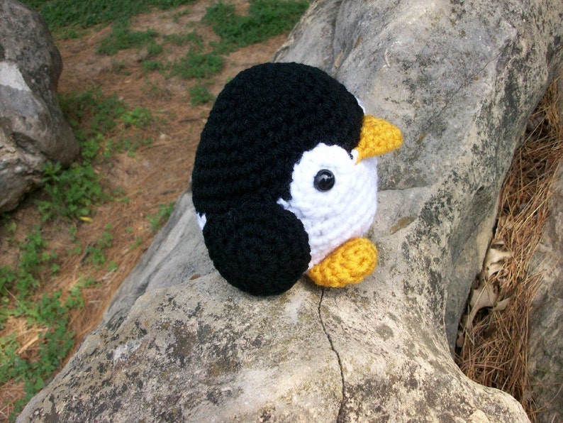 Plush Penguin. Roly Poly Black & White Tuxedo Penguin in - Etsy