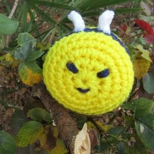 Holly Honey Bee in Plush Crochet. Soft Toy Amigurumi Honey Bee. Kawaii Crochet Bee. Stuffed Animal Toy. Gift Idea for Kids & Bee Lovers image 8