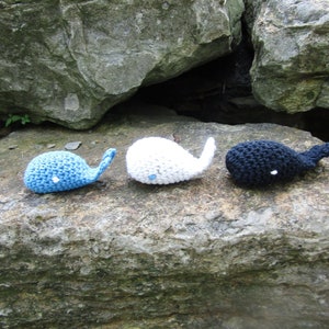 Catnip Whale Crochet Cat Toy. Toy Amigurumi Whale Cat Toy w/ Organic Catnip. Choose from a Collection of Colors. Crochet Cotton Yarn Cat Toy image 1