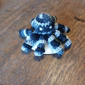 Catnip Crochet Octopus Cat Toy. Spiral Tentacles Octopus with Catnip. Cat Toy. Handmade Crochet Catnip Toy with Organic Catnip image 10