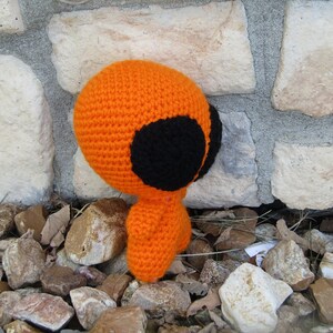 Amigurumi Alien Doll. Plush Toy Alien. Green, Orange or Yellow Alien. Galactic Cutie. Anime Stuffed Alien. ET Stuffed Toy. Soft Yarn Alien Orange Alien