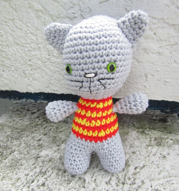 Crochet cat toy Amigurumi cat Plushie cat Crochet kitty Big cat toy Cat doll Stuffed animal Nursery cat toy Cat lover gift Mothers day gift