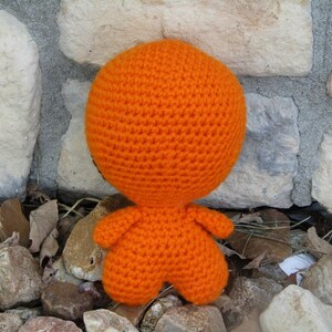 Amigurumi Alien Doll. Plush Toy Alien. Green, Orange or Yellow Alien. Galactic Cutie. Anime Stuffed Alien. ET Stuffed Toy. Soft Yarn Alien image 10