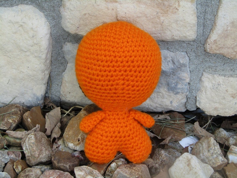 Amigurumi Alien Doll. Plush Toy Alien. Green, Orange or Yellow Alien. Galactic Cutie. Anime Stuffed Alien. ET Stuffed Toy. Soft Yarn Alien image 10