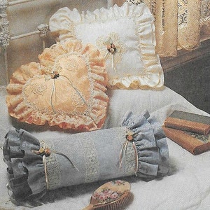 Victorian Magic Home Accessories Sewing Pattern. McCall's Crafts 4583. Pillows-Baskets-Picture Frames & Much More. 15 Projects. NEW, UNCUT image 6