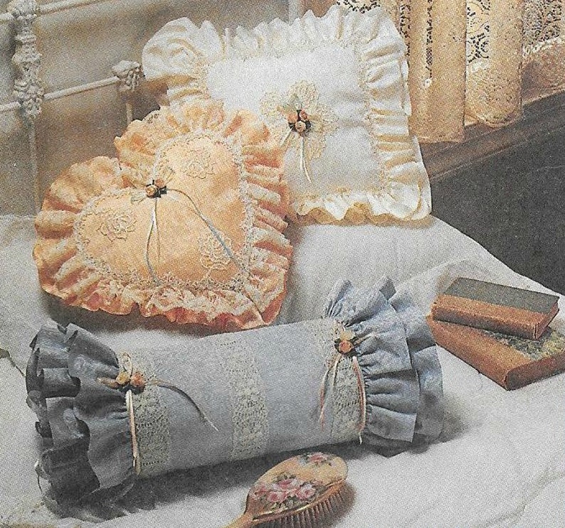 Victorian Magic Home Accessories Sewing Pattern. McCall's Crafts 4583. Pillows-Baskets-Picture Frames & Much More. 15 Projects. NEW, UNCUT image 6