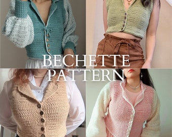 Bechette Vest Blouse Crochet Pattern