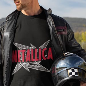 Metallica, Rock and Roll Band T-Shirt, Vintage Rock Tee, Music Lover Gift, Concert Apparel, Unisex Graphic Tee