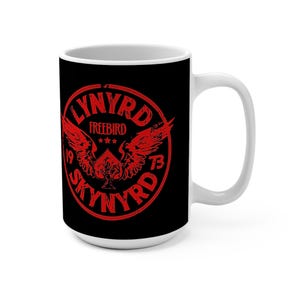 Taza de café de cerámica Lynyrd Skynyrd Freebird de 15 oz