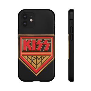 Kiss, Rock and Roll Phone Case, Tough Cases for Music Lovers, Vintage Rock Phone Cover, Gifts for Musicians, Concert Accessories