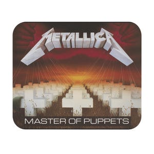 Metallica Mouse Pad for home, office decor, office decor, office gifts, Rock and Roll Bands