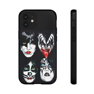 Kiss Band, Rock and Roll Phone Case, Tough Cases for Music Lovers, Vintage Rock Phone Cover, Gifts for Musicians, Concert Accessories