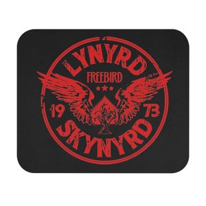 Alfombrilla de ratón Lynyrd Skynyrd para el hogar, decoración de la oficina, regalos de oficina, bandas de rock and roll
