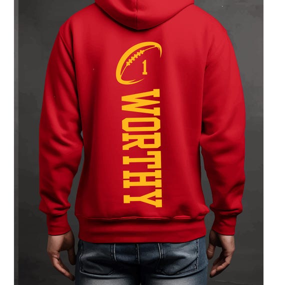 APPAREL tSHIRT Sweatshirt Hoodies 1 WORTHY Back KC Football Kansas City