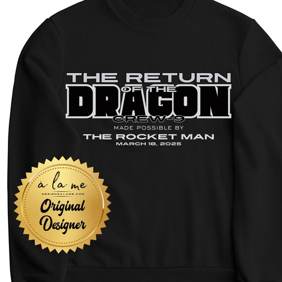 DTF Transfers - The Return of the Dragon Rescue Mission Crew-9 Suni Butch RTP Transfers
