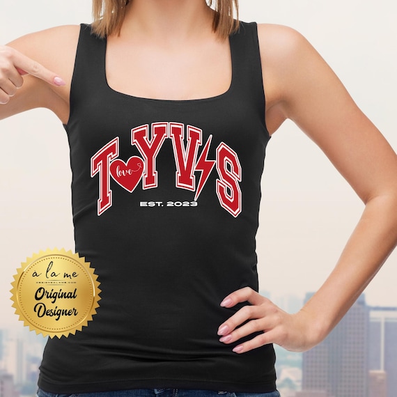 DTF Transfers - Tayvis Love Varsity Letters Est. 2023 Red or Gray
