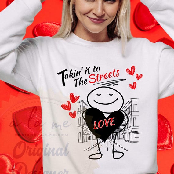 DTF RTP - Ready to Press Transfers - Takin' It to the Street - LOVE - Valentine's Day