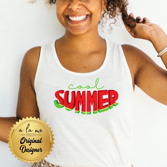 Cool Summer Watermelon - Tank top tshirt