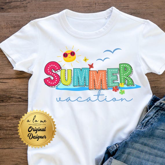 TSHIRT -  SUMMER Vacation for Adult Youth & Toddler