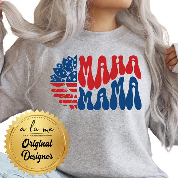 DTF Transfers Ready to Press (RTP) MAHA Mama Make America Healthy Again Mom Mama Momma
