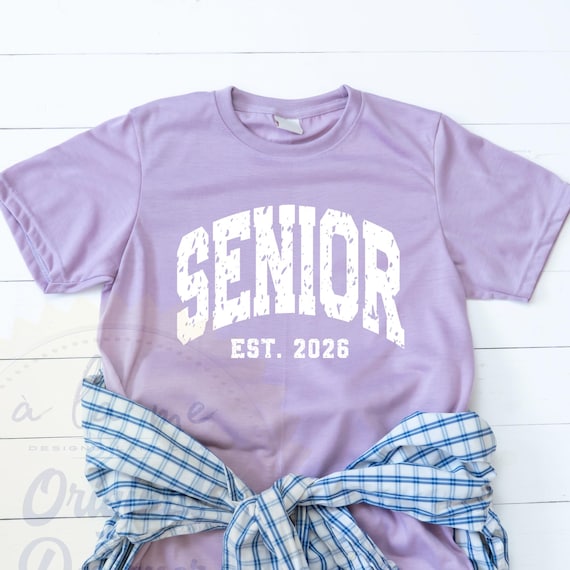 PNG Digital Download - SENIOR EST 2026 - for Sublimation & DtF Transfers