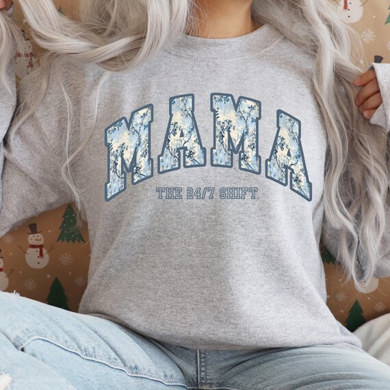 PNG Digital Download - TOILE Mama Tired Exhausted 24 7 Shift -for Sublimation & DtF Transfers