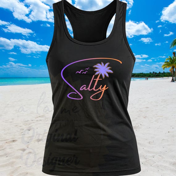 PNG Digital Download - Salty - Beach - Summer - for Sublimation & DtF Transfers