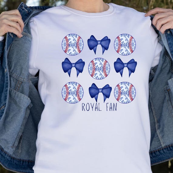 PNG Digital Download - KC Baseball Toile Coquette - for DTF Transfers for Crafts and Shirts
