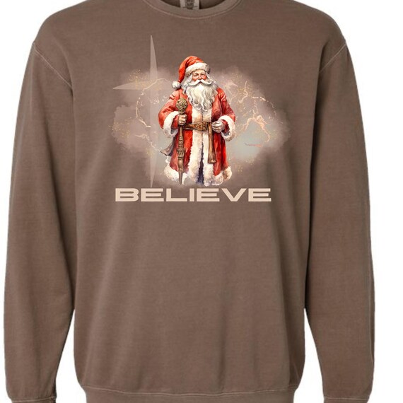 DTF Transfers - CHRISTMAS Believe St. Nick - Santa  - Ready to Press