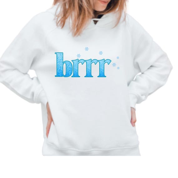 PNG Digital Download-brrr winter snow christmas freezing for DtF Transfers