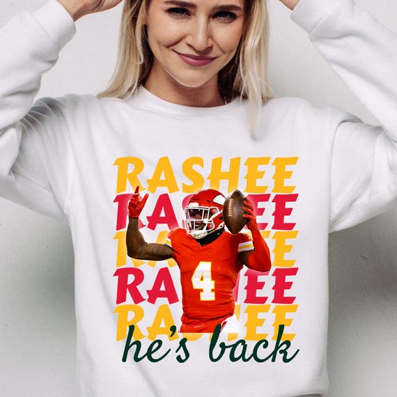 DTF Transfers - KC Football 4 RASHEE Rice - He's Back RtP