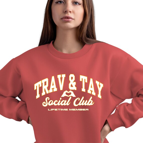 SHIRT Sweatshirt Hoodies Travis & Taylor Trav and Tay Social Club