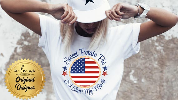 PNG Sweet Potato Pie & I Shut My Mouth - 4th of July Memorial Day - Song of the South - Digital Download for Transfers