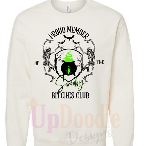 PNG Digital Download -Halloween Spooky Bitch Club